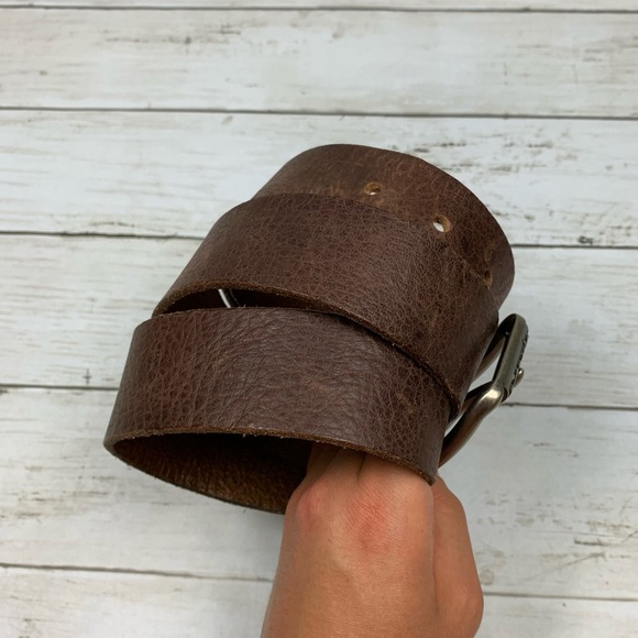 Levi's Brown Genuine Leather Soft Belt - Picture 3 of 16